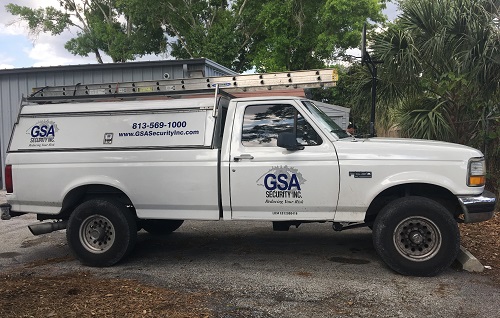 GSA Truck outside